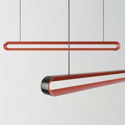 现代简约吊灯3D模型下载